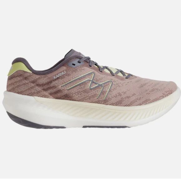 NEW KARHU Fusion  Performance Running Sneakers in beige/lime for women 7255j3 - Picture 2 of 6